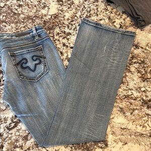 Rerock for Express NWOT Blue Denim boot cut Jeans